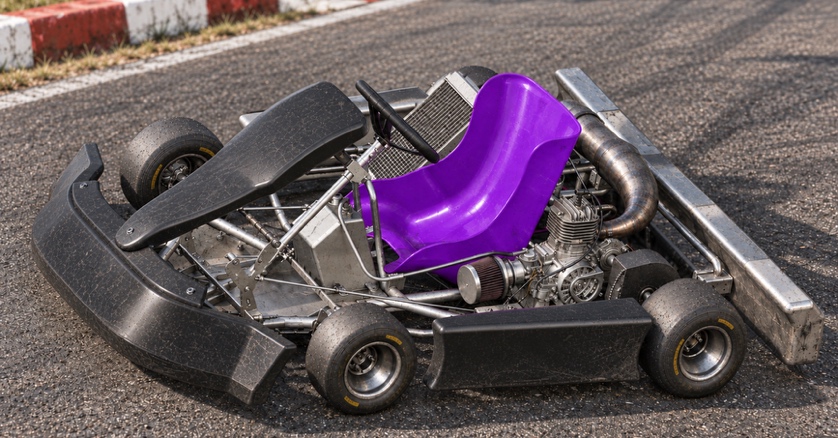 Reference configuration of a kart using a similar two-stroke engine