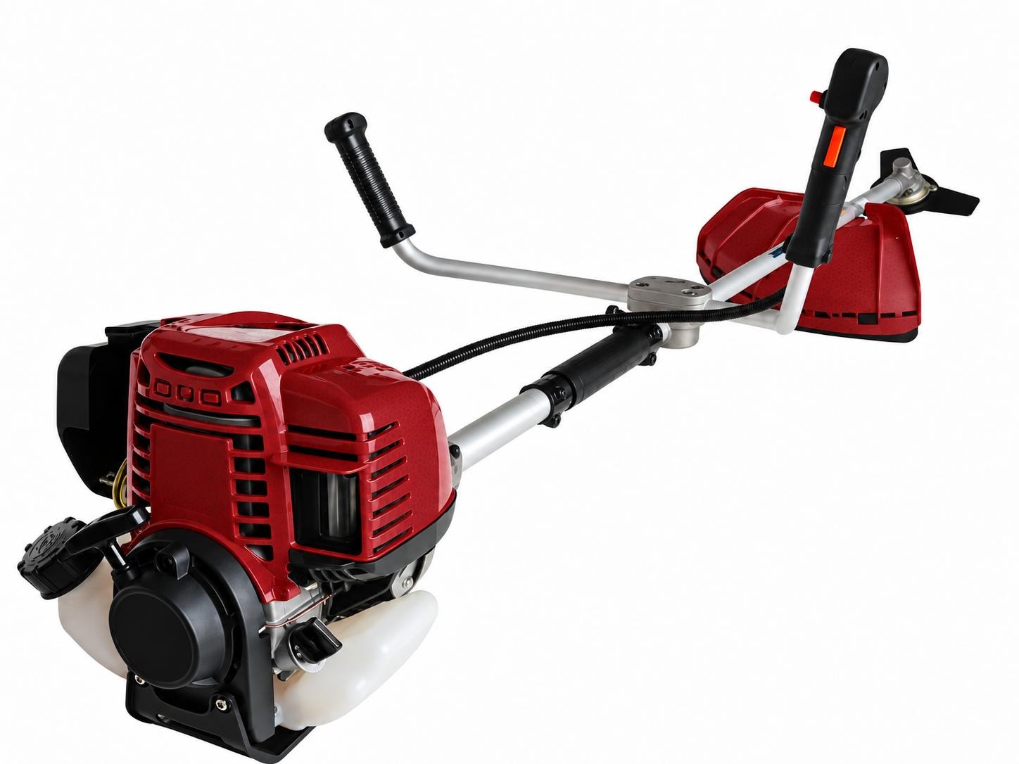 Reference configuration of a complete brush cutter using a similar engine